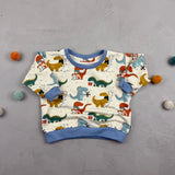 Oversize Sweatshirt - Präsentosaurus (6-9 M)