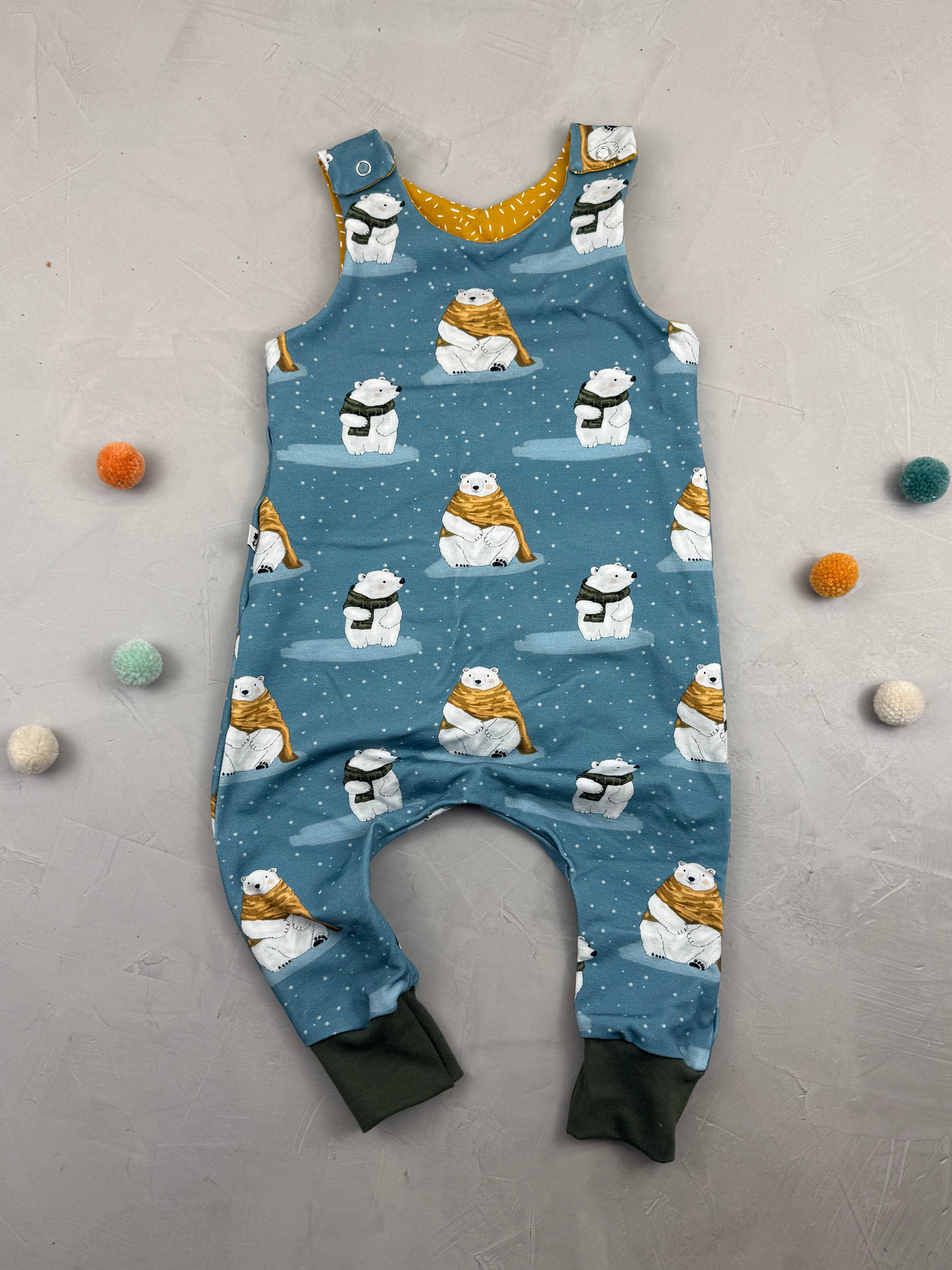 Harem Romper - Eisbären (9-12 M)