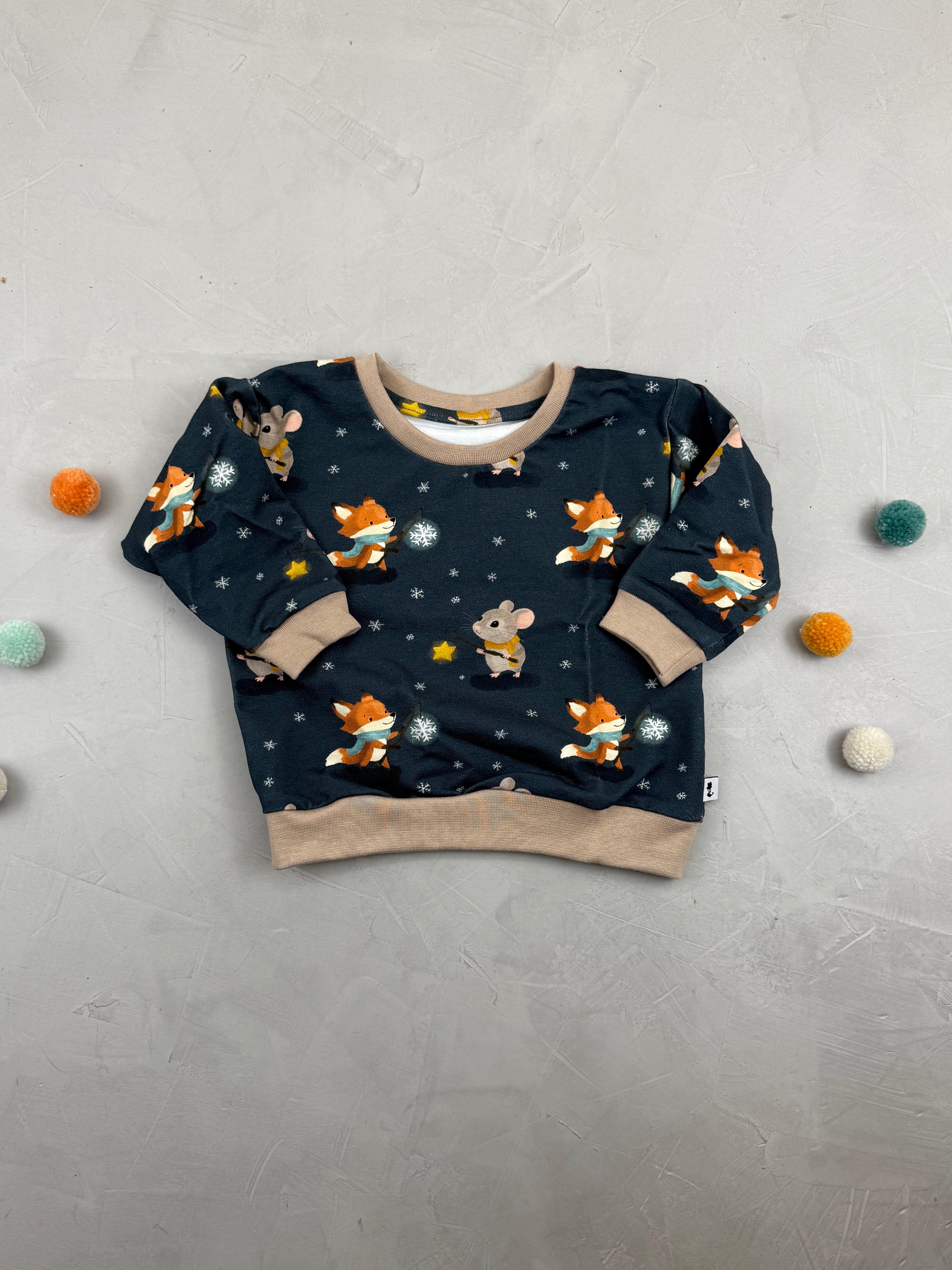 Oversize Sweatshirt - Nachtwanderung (9-12 M)