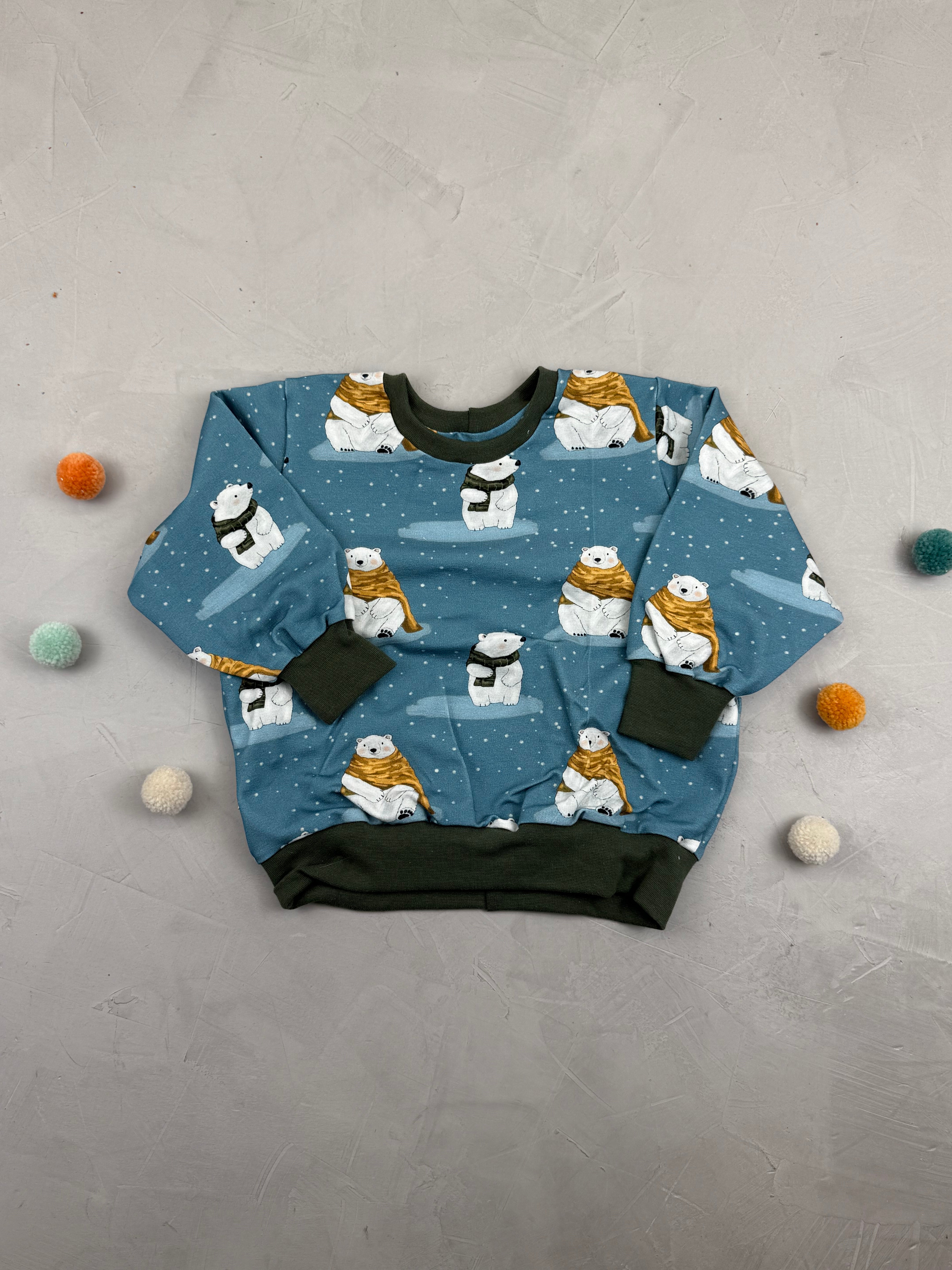 Oversize Sweatshirt - Eisbären (12-18 M)