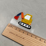 kleines Bügelbild - Angebaggert