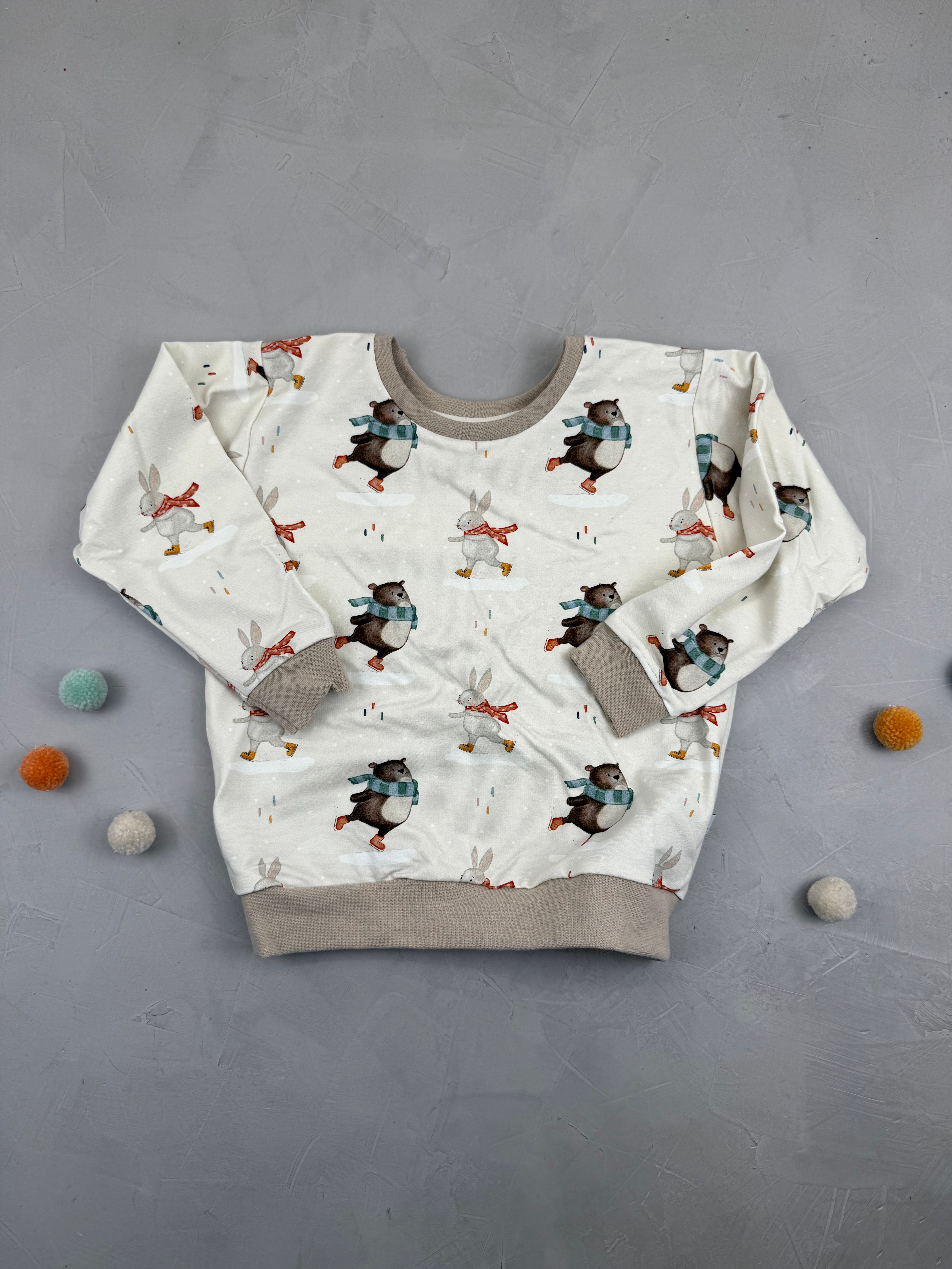 Oversize Sweatshirt - Rutschpartie (4-5 J)