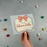 Mittleres Bügelbild - I'm a Gilmore Girlie