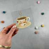 Rub-on-Sticker - Meet me in Luke's Diner