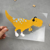 großes Bügelbild -T-Rex/Urknallgang