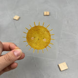 kleines Bügelbild - Strahlend schön