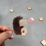 kleines Bügelbild - Aus der Puste/Igel