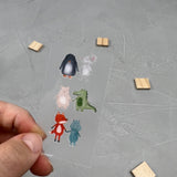 kleines Bügelbild - Sandkastenliebe (alle Pärchen)