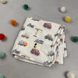 Musselinswaddle - Verkehrschaos (80x80 cm)