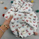 Musselinswaddle - Holy Crab (80x80 cm)