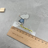 kleines Bügelbild - Mucksmäuschenstill/Pulli