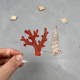 kleines Bügelbild - Meer als Freunde