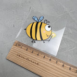 kleines Bügelbild - Hummelgetummel/Wunderkerze