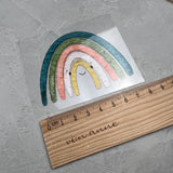 kleines Bügelbild - Ohne Regen kein Bogen