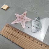 kleines Bügelbild - Meer als Freunde/Seestern