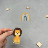 großes Bügelbild - Löwe/Ein Stück vom Glück