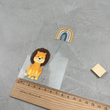 großes Bügelbild - Löwe/Ein Stück vom Glück