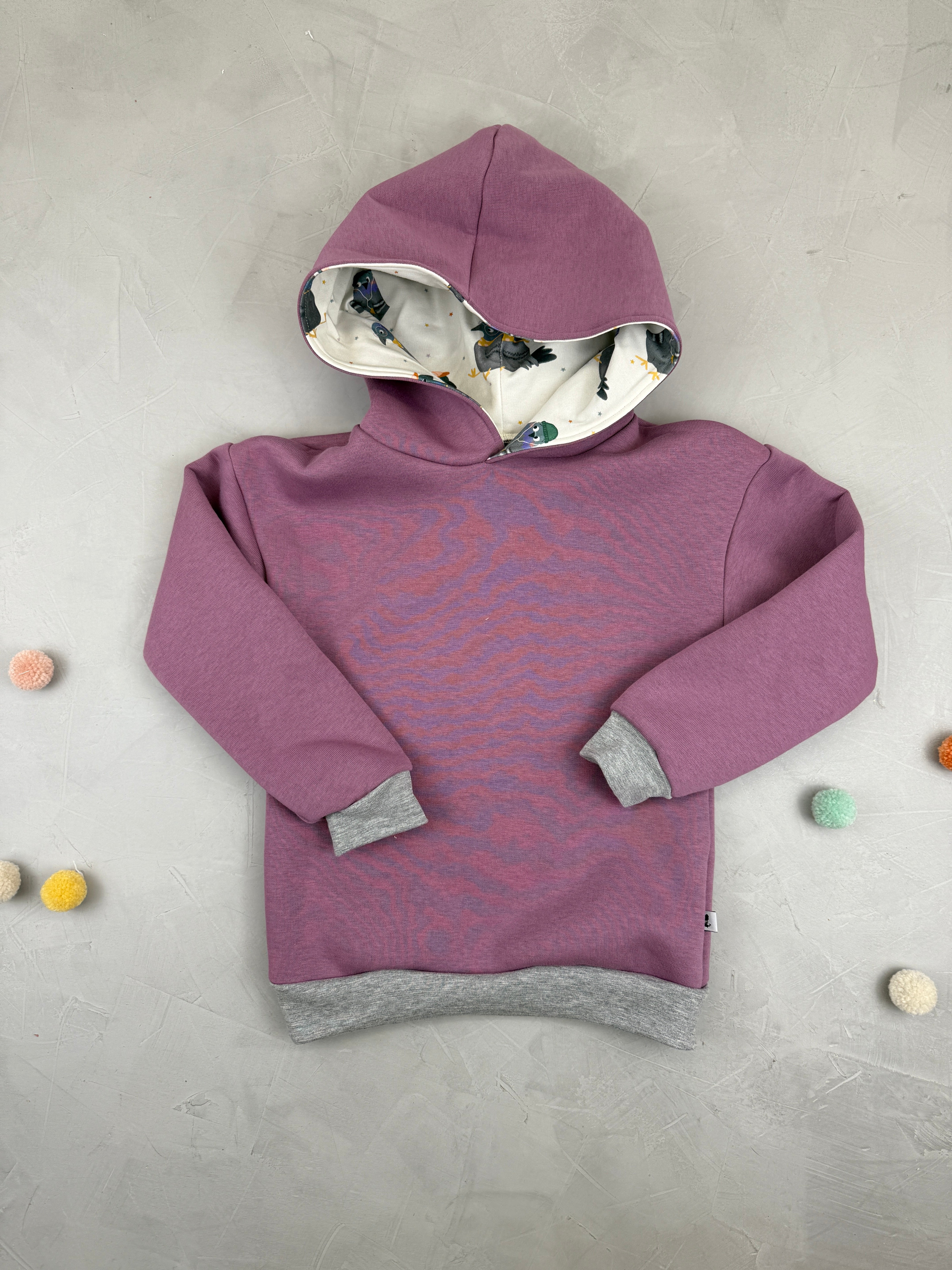Oversize Hoodie - Taubentrupp/Mauve (110)