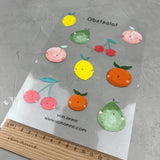 Bügelbildbogen - Obstsalat