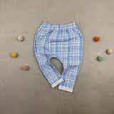 Lounge Leggings - Grid/Königsblau (Gr. 92)