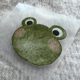 kleines Bügelbild - Frosch