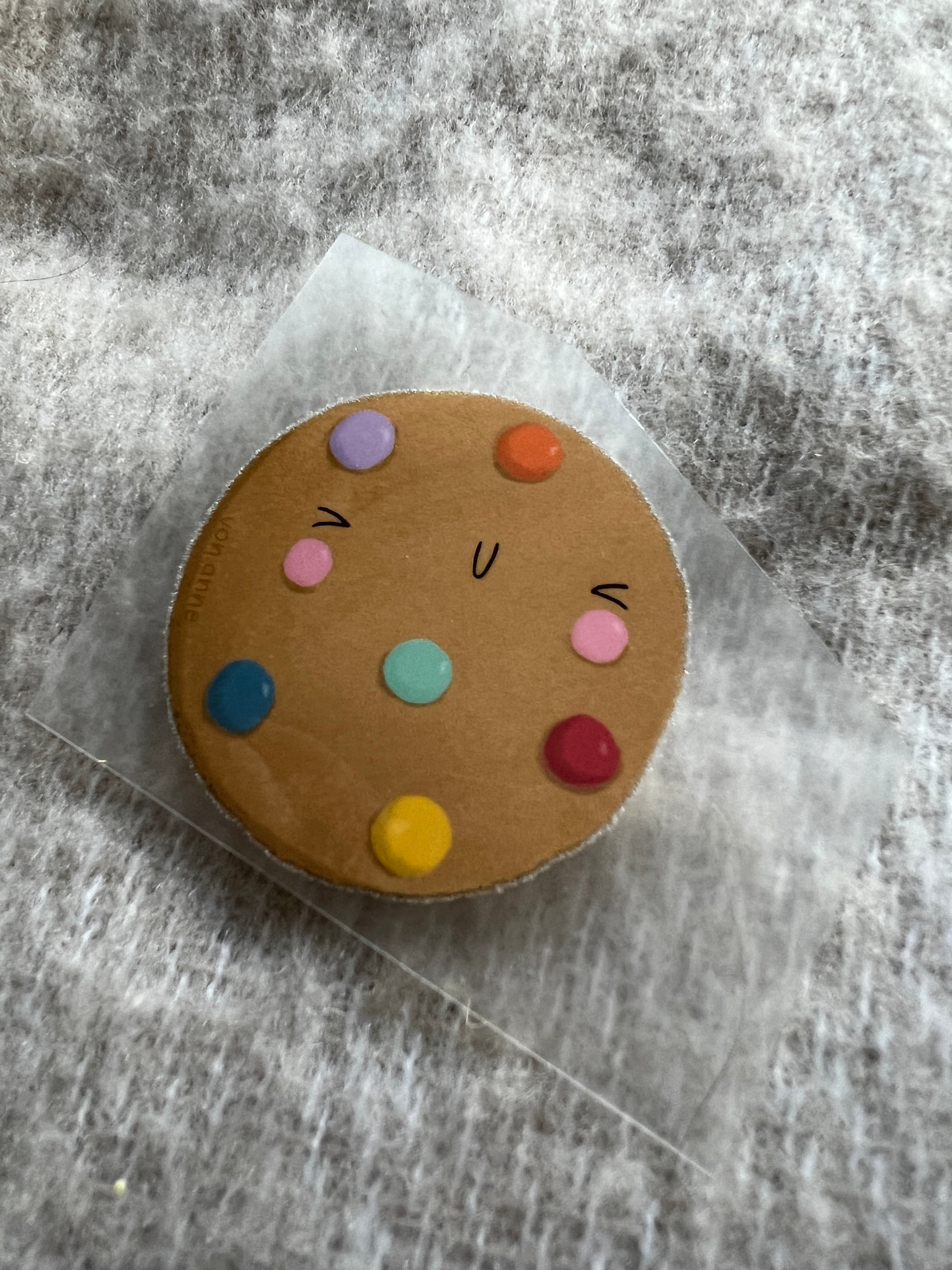 kleines Bügelbild - Cookie