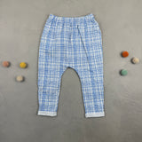 Lounge Leggings - Grid/Königsblau (Gr. 104)