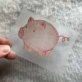 kleines Bügelbild - Schweinerei