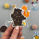 Patch - Bär/Funkeln im Dunkeln