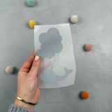 reflektierendes Bügelbild - Zu schwer fürs Meer