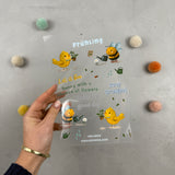 Bügelbildbogen - Frühling