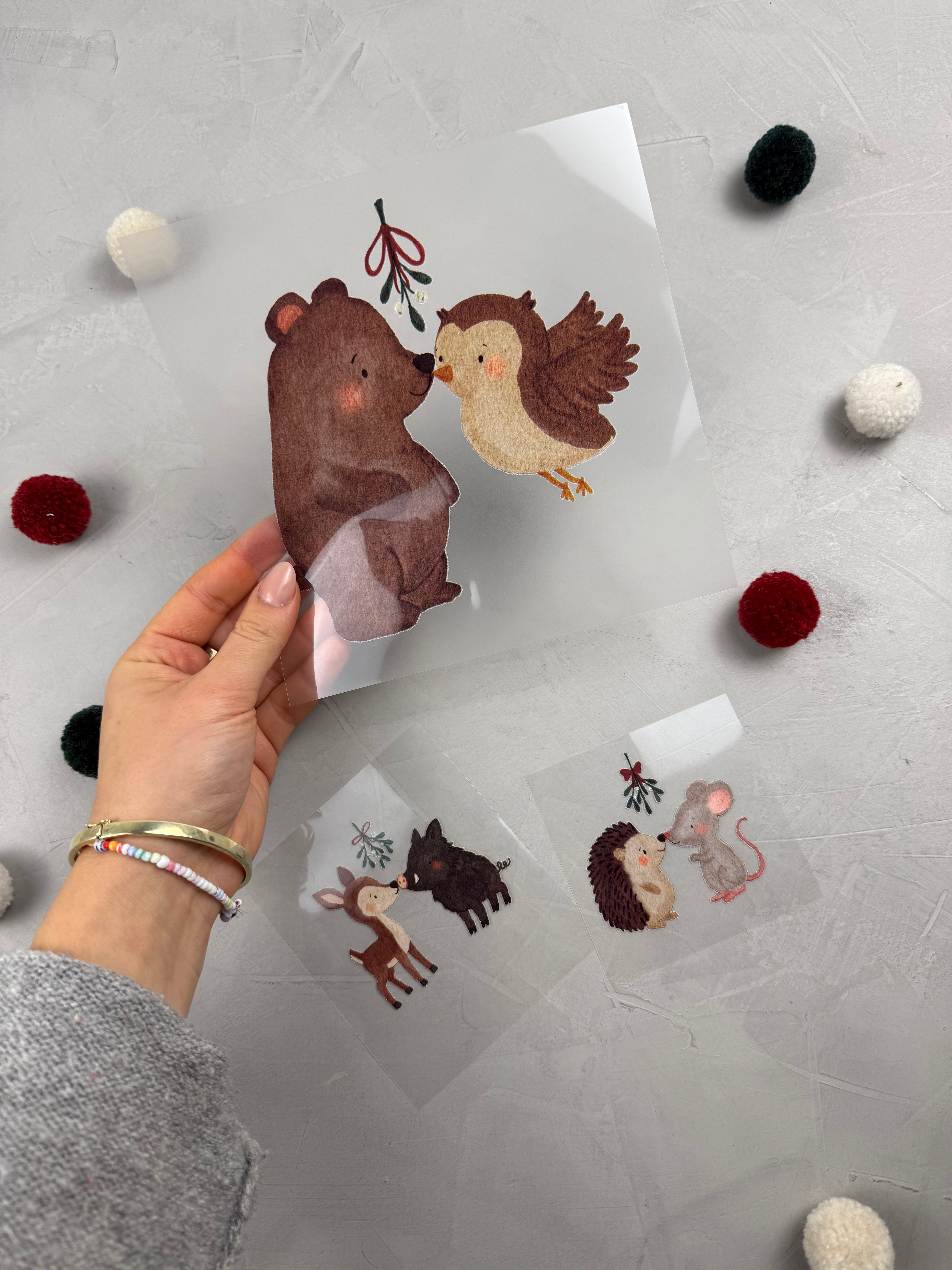 Under the mistletoe - Bügelbildbundle