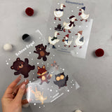 Wintertiere - Bügelbildbogenbundle