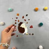 großes Bügelbild - Angestachelt