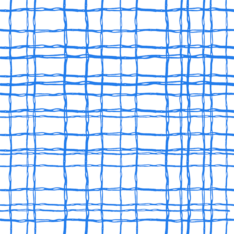 Jersey - Grid/blau