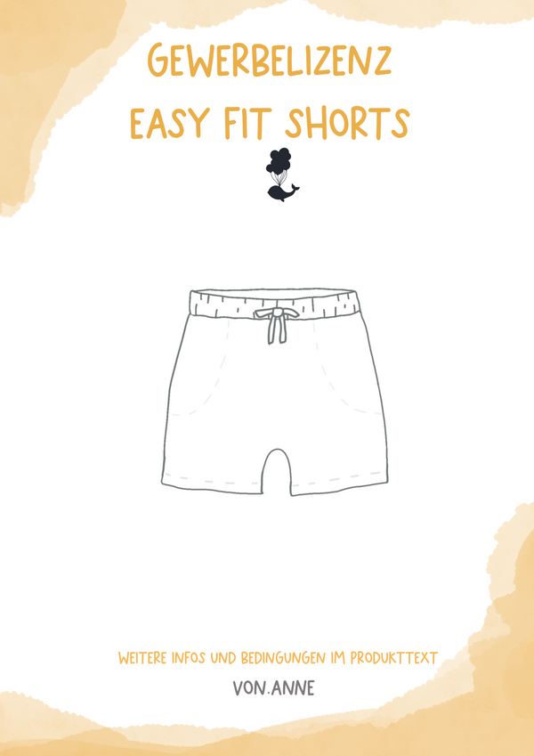 Gewerbelizenz - Easy Fit Shorts