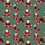 French Terry - Yoga Claus (Mittelgrün)