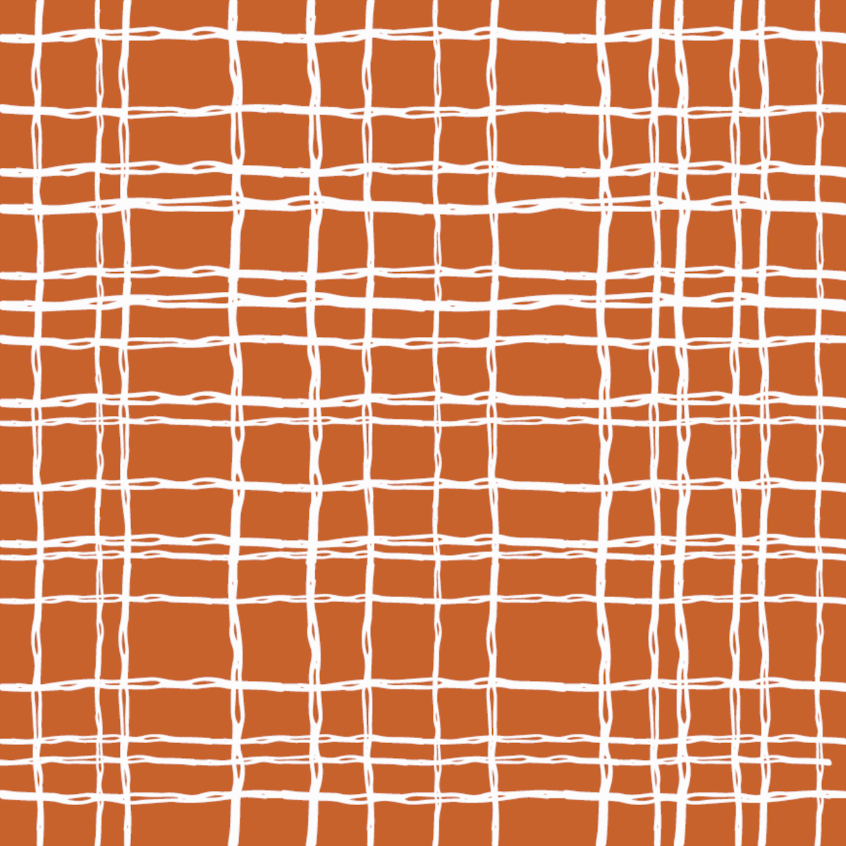 French Terry - Grid orange