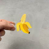 kleines Bügelbild - in Schale geschmissen