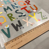 DinA4 Bügelbild "ABC"