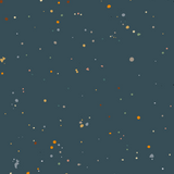 French Terry - Sprinkles (Blau)