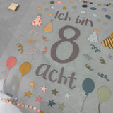 Geburtstagsbügelbild "8. Geburtstag"