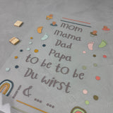 Bügelbild "Mom/Dad to be..."