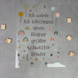 Bügelbild "Geschwister"