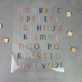 Bügelbild "buntes Alphabet"
