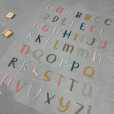 Bügelbild "buntes Alphabet"