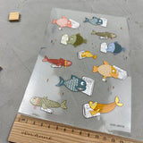 Bügelbildbogen - The Fish Times