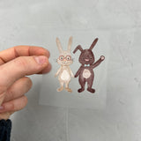 kleines Bügelbild - Doppelt gehoppelt/hell