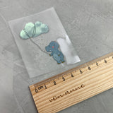 kleines Bügelbild - Dem Regen entgegen/Nilpferd