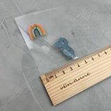 kleines Bügelbild - Nilpferd/Ein Stück vom Glück